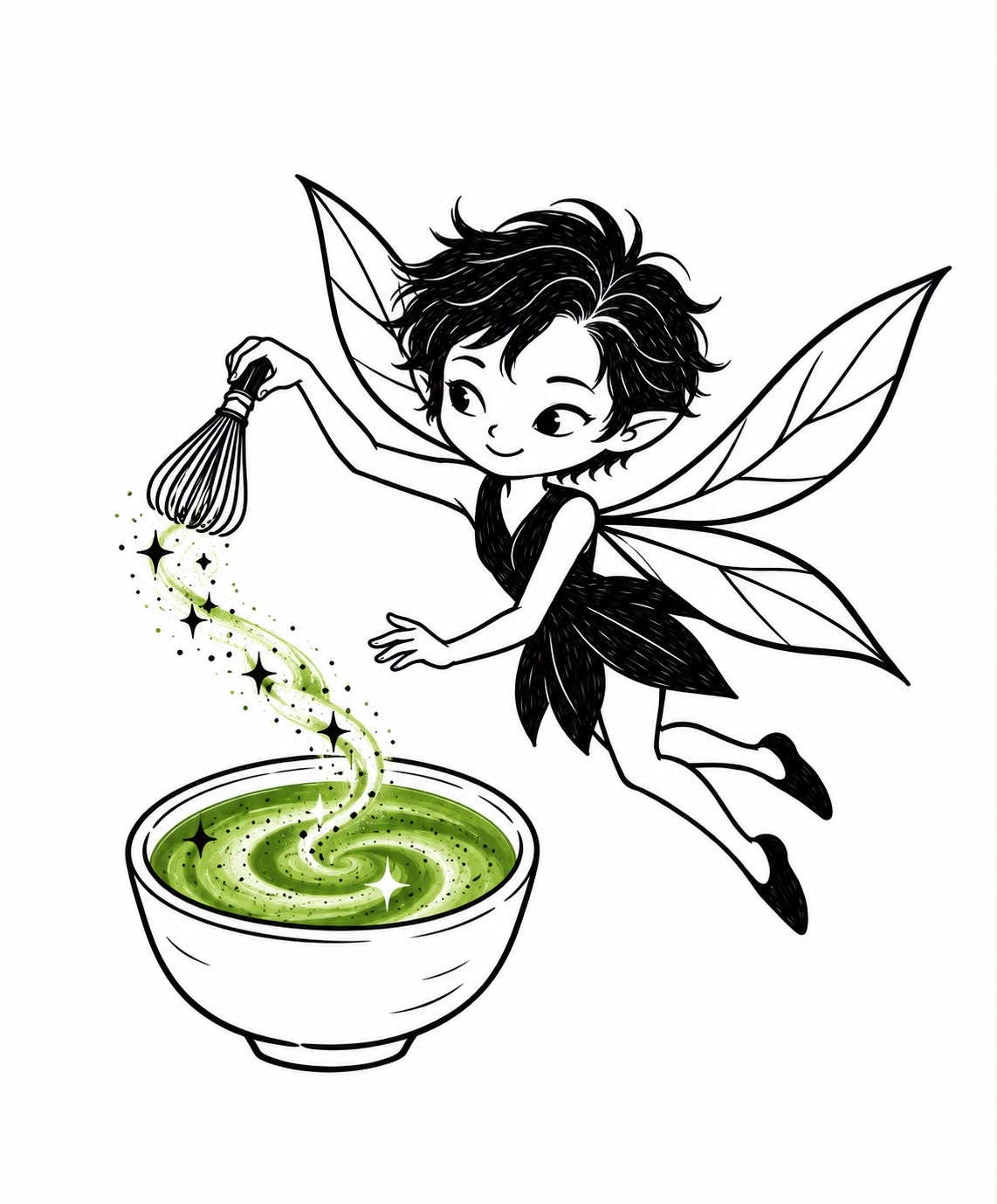 Our KOVA fairy whisking a little green magic into a bowl of matcha